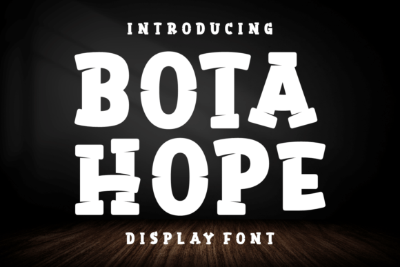 Bota Hope: A Font for Digital Branding and Web Design