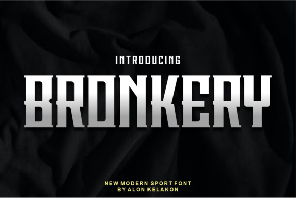 Bronkery: A Display Font for Modern Web Design