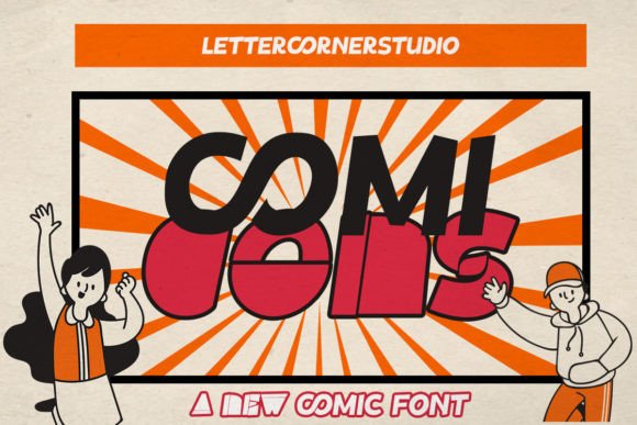 Comicons: A Friendly Font for Creative Crafters