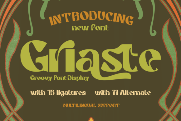 Griaste: A Versatile Display Font for Digital Design