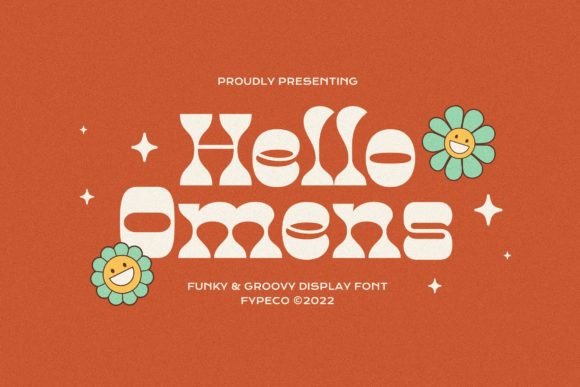Hello Omens: A Display Font for Editorial Design and Branding