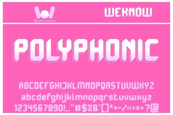 Polyphonic: A Modern Display Font for Digital Design