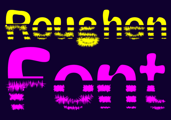 Roughen: A Playful Display Font for Editorial Design