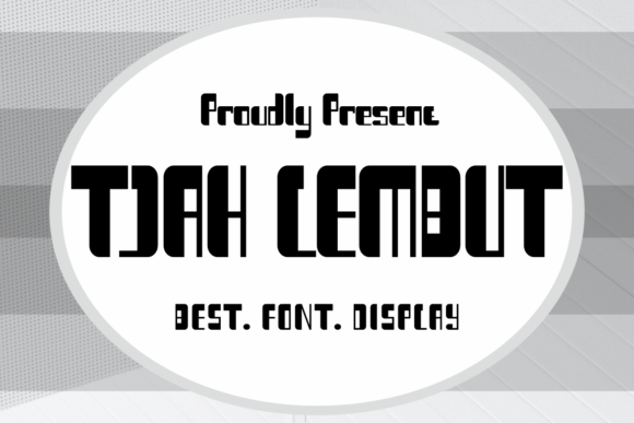 Tjah Lembut: A Bold Display Font for Editorial Design
