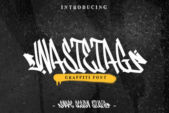 Wastetag: A Bold Font for Digital Branding